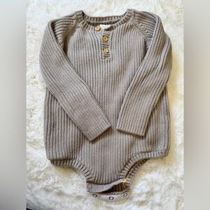 Little Planet organic my Carters, Cozy Knit One Piece in Taupe, 24m